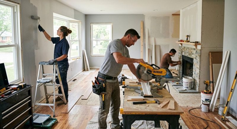 Living Room Remodeling in Denver, CO